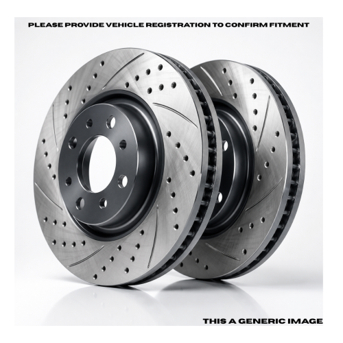 Apec Brake Disc DSK3002 Drilled and Grooved