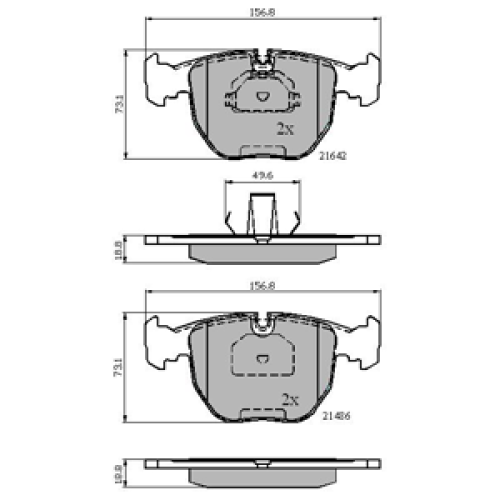 DriveTec Brake Pads DBPPAD1003