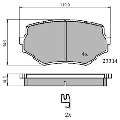 DriveTec Brake Pads DBPPAD1015