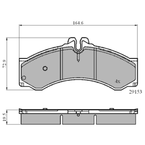 DriveTec Brake Pads DBPPAD1046
