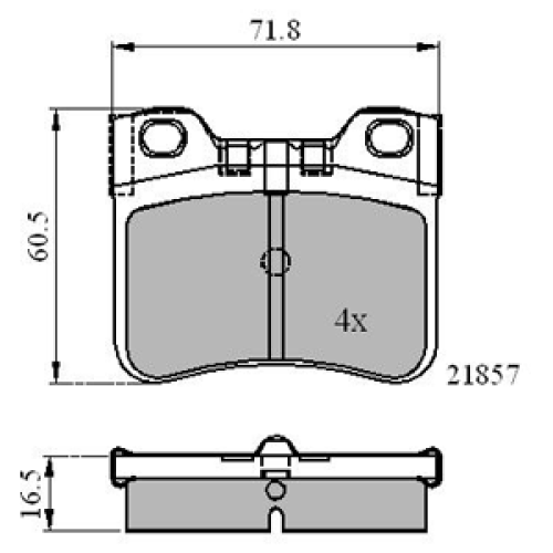 DriveTec Brake Pads DBPPAD1051