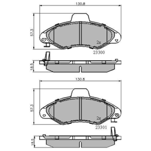 DriveTec Brake Pads DBPPAD1139