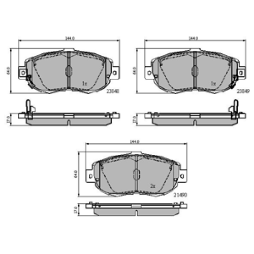 DriveTec Brake Pads DBPPAD1140