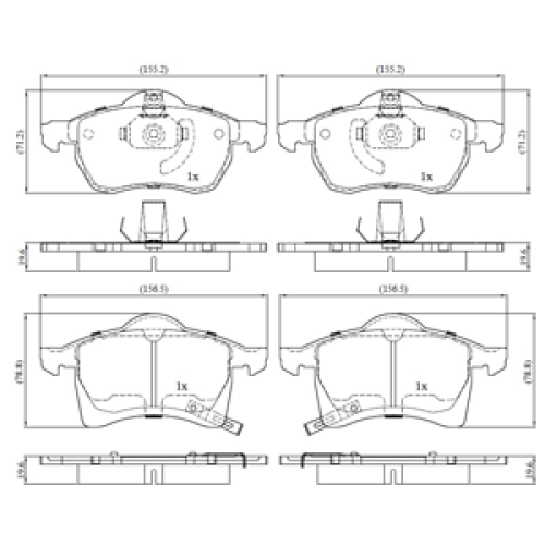 DriveTec Brake Pads DBPPAD1309