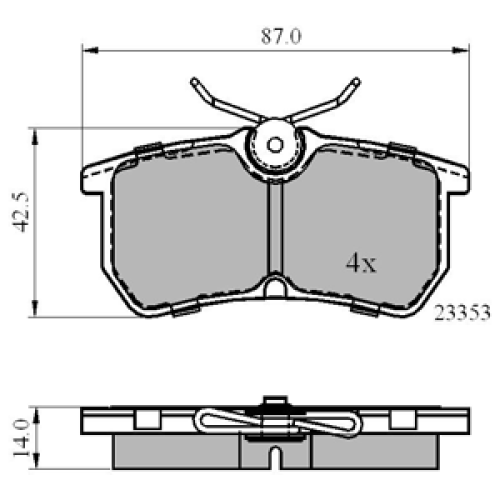 DriveTec Brake Pads DBPPAD1316