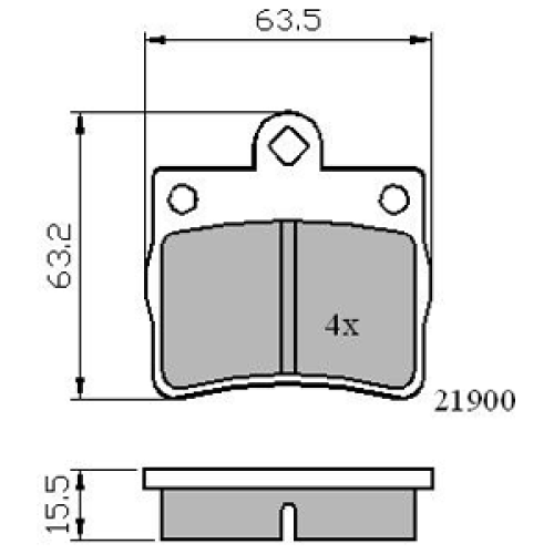 DriveTec Brake Pads DBPPAD1402