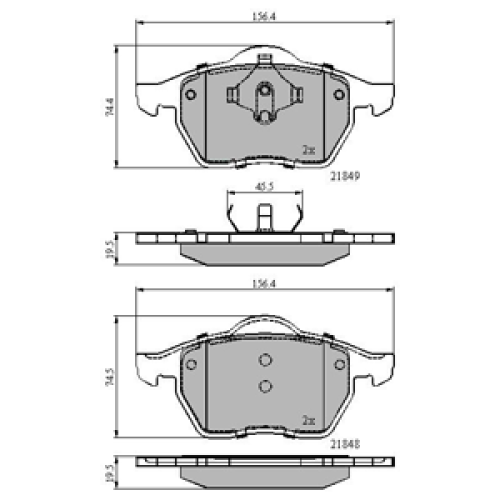 DriveTec Brake Pads DBPPAD1407