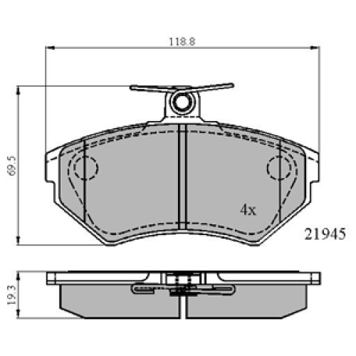 DriveTec Brake Pads DBPPAD1410
