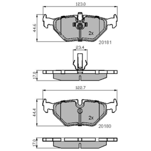 DriveTec Brake Pads DBPPAD1423