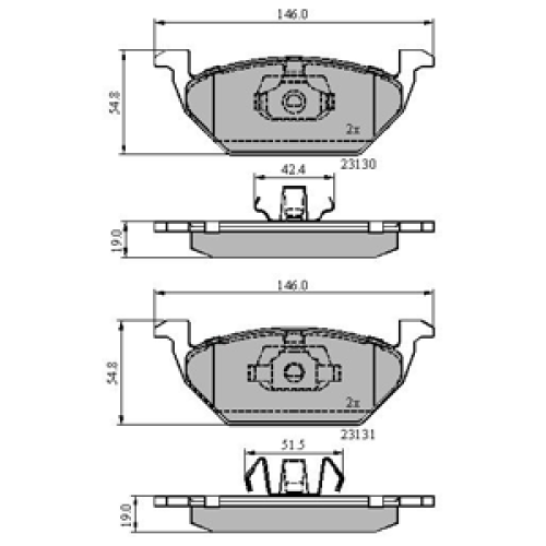 DriveTec Brake Pads DBPPAD1436