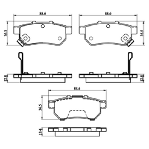 DriveTec Brake Pads DBPPAD1456