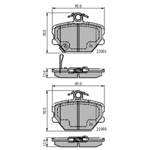 DriveTec Brake Pads DBPPAD1465