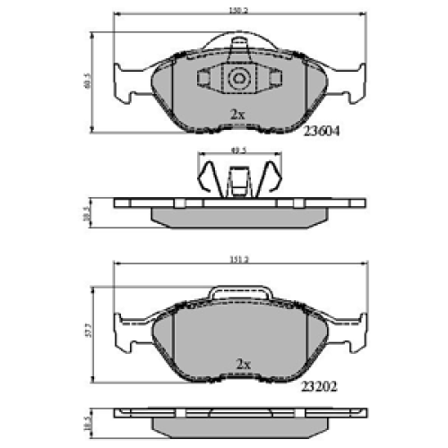 DriveTec Brake Pads DBPPAD1469