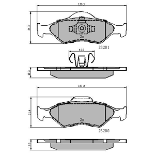DriveTec Brake Pads DBPPAD1470
