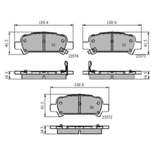 DriveTec Brake Pads DBPPAD1509