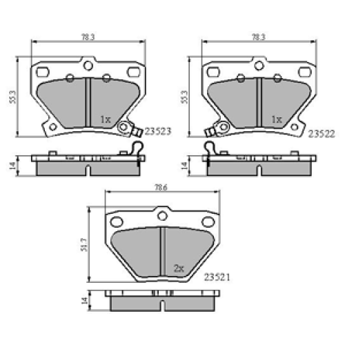 DriveTec Brake Pads DBPPAD1513