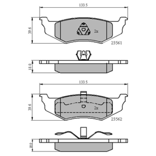 DriveTec Brake Pads DBPPAD1515