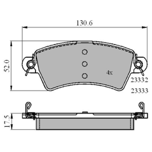 DriveTec Brake Pads DBPPAD1517