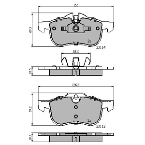DriveTec Brake Pads DBPPAD1521