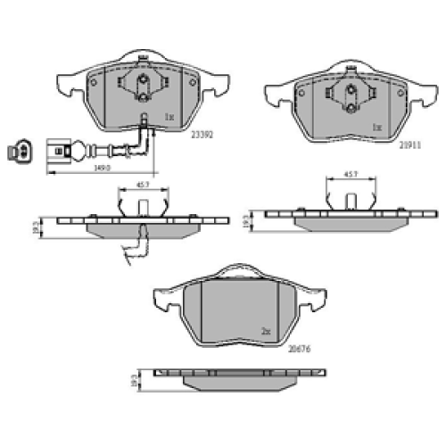 DriveTec Brake Pads DBPPAD1525