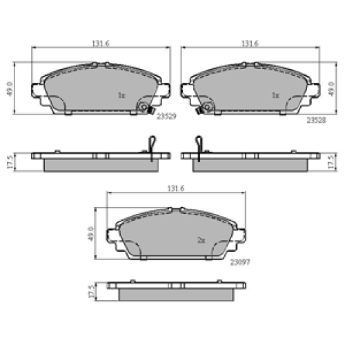 DriveTec Brake Pads DBPPAD1526