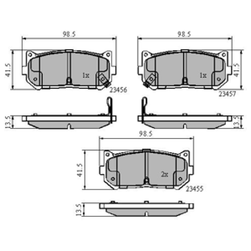 DriveTec Brake Pads DBPPAD1528
