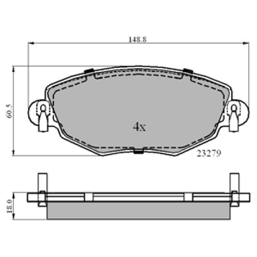 DriveTec Brake Pads DBPPAD1533