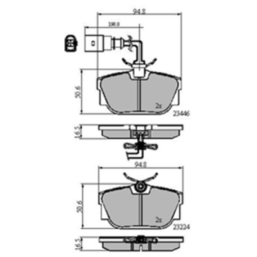 DriveTec Brake Pads DBPPAD1541