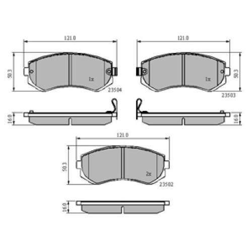 DriveTec Brake Pads DBPPAD1544