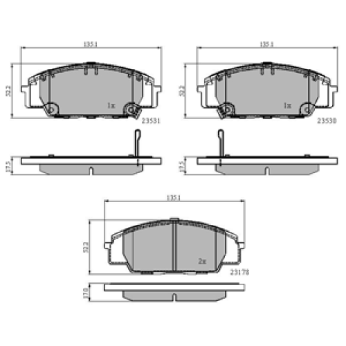 DriveTec Brake Pads DBPPAD1559