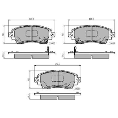 DriveTec Brake Pads DBPPAD1560