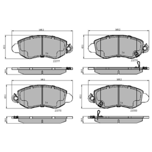 DriveTec Brake Pads DBPPAD1582