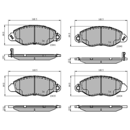 DriveTec Brake Pads DBPPAD1583