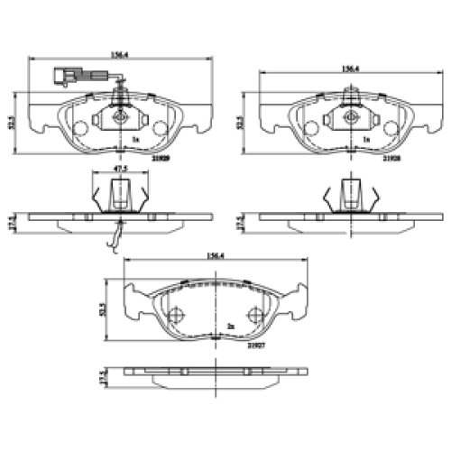 DriveTec Brake Pads DBPPAD1586