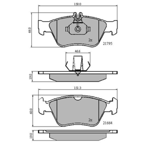 DriveTec Brake Pads DBPPAD1588