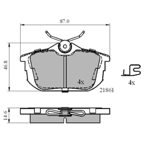 DriveTec Brake Pads DBPPAD1593