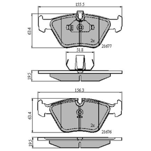 DriveTec Brake Pads DBPPAD1608