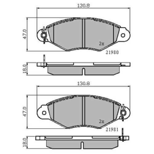 DriveTec Brake Pads DBPPAD1610