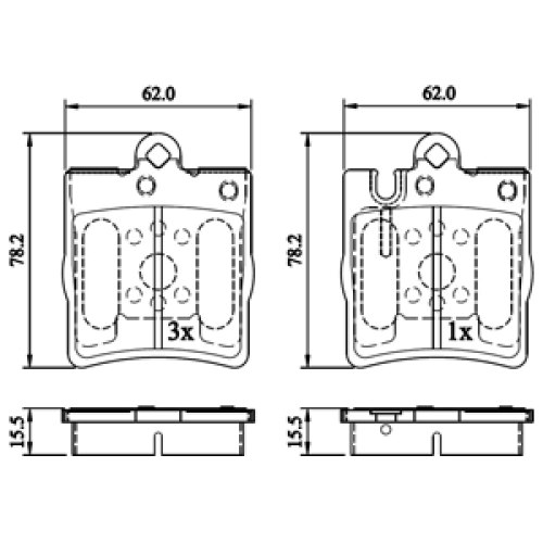 DriveTec Brake Pads DBPPAD1618