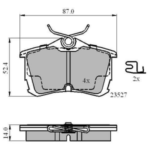DriveTec Brake Pads DBPPAD1626