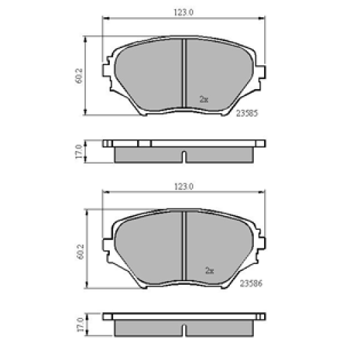 DriveTec Brake Pads DBPPAD1632