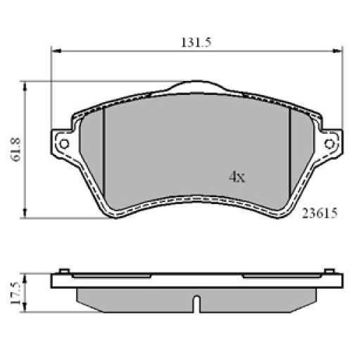 DriveTec Brake Pads DBPPAD1652