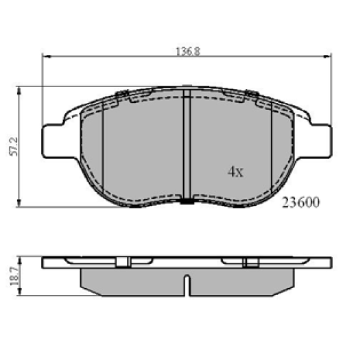 DriveTec Brake Pads DBPPAD1653