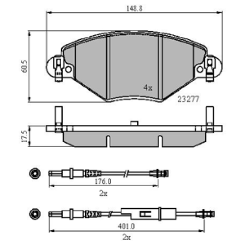 DriveTec Brake Pads DBPPAD1654
