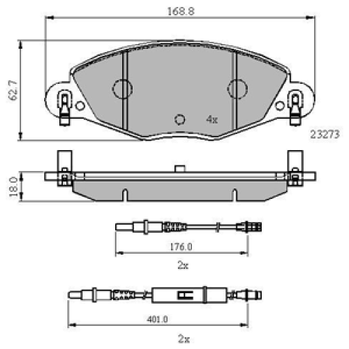 DriveTec Brake Pads DBPPAD1655