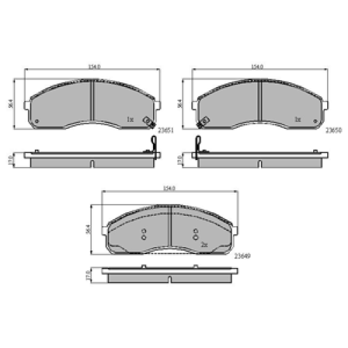 DriveTec Brake Pads DBPPAD1671