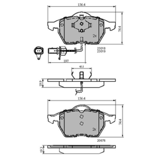 DriveTec Brake Pads DBPPAD1672