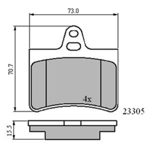 DriveTec Brake Pads DBPPAD1680