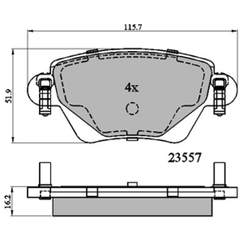 DriveTec Brake Pads DBPPAD1682