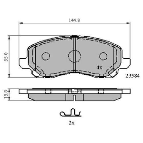 DriveTec Brake Pads DBPPAD1684